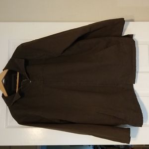 Eddie Bauer mens Medium brown jacket